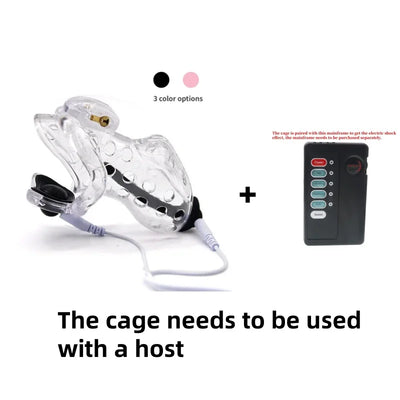 ไฟฟ้าช็อตล็อคพรหมจรรย์ของผู้ชายพร้อมที่เสียบท่อปัสสาวะกรงไก่ระบายอากาศได้การกระตุ้นกระชับผู้ใหญ่เซ็กซ์ทอยเกย์ Men18