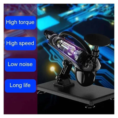 45 มม.อัตโนมัติ Telescopic Sex Machine DIY ของเล่นเพศหญิง 3XLR Masturbation Sex Machine สําหรับบุรุษและสตรี 0-500rpm