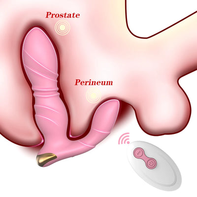 ของเล่นทางเพศ Anal Plug Vibrator เครื่องนวดเกย์ Anal Toy Butt Plug Stimulator เครื่องมือช่วยตัวเองการเจาะ Anal การสั่นสะเทือนชายหญิง
