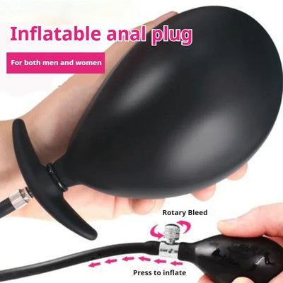 Body-Safe ซิลิโคนขยาย Inflatable Anal Plug สําหรับผู้ชายผู้หญิงกันน้ํา,BUTT Plug Prostate Massager ของเล่นสําหรับผู้ใหญ่เกย์ Anal Toy