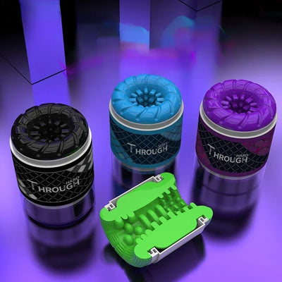 ชายความใคร่ด้วยตนเอง Double Hole Double HEAD เครื่องบินถ้วยสําเร็จความใคร่คัพเพศของเล่นผลิตภัณฑ์ Shop ช่วยตัวเอง