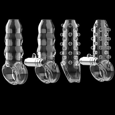 สมจริงอวัยวะเพศชายExtenderฝาครอบหัวกรณีReusable Condom Delay Ejaculation Dickขยายขยายผู้ชายชายของเล่น