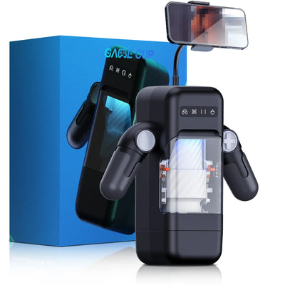 อัตโนมัติชายMasturbatorอมควยเครื่องMan Sex Toy 10 Thrusting Vibrating & โหมดความร้อนจริงช่องคลอดMasturbationถ้วย