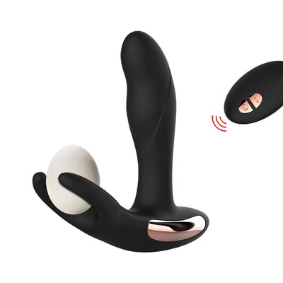 รีโมทคอนโทรลร้อน G Spot Vibrator Prostate Massager ผู้ชาย Anus Butt Plug Masturbator Anal Sex Toys