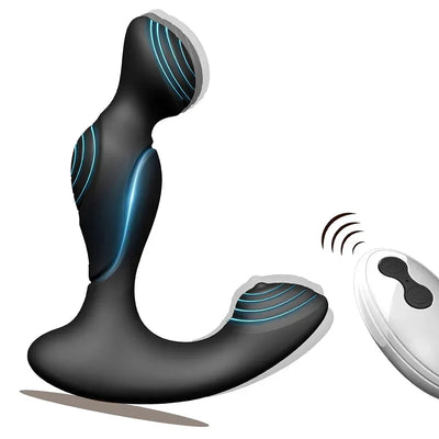 ชายนวดต่อมลูกหมากไร้สายควบคุม Anal Plug แหวน DELAY Ejaculation BUTT Plug Vibrator เพศของเล่นสําหรับชาย Masturbator