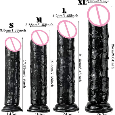 New Realistic Dildos Erotic Jelly Dildo With Super Strong Suction Cup Sex Toys for Woman Men Artificial Penis G-spot Simulation
