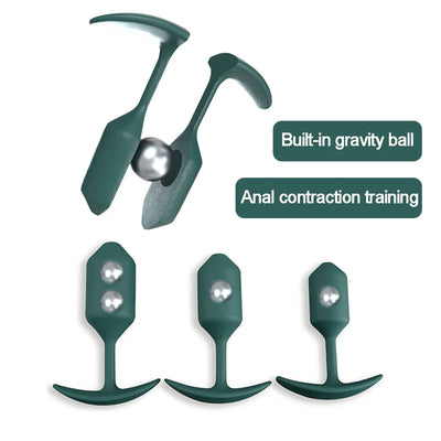 3 ชิ้น/เซ็ต Anal ปลั๊กลูกสวมใส่สบาย Butt เสียบต่อมลูกหมากนวด Anal Dilator เพศของเล่นผู้หญิงผู้ชายเริ่มต้น Sex Shop