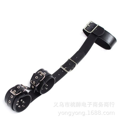 หนังกลับคอ Handcuffs Sm ผลิตภัณฑ์ชายและหญิงอุปกรณ์ทางเลือกการฝึกอบรมคู่ของเล่นผู้ใหญ่ Handcuffs Sex Toy