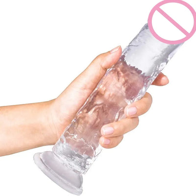 New Realistic Dildos Erotic Jelly Dildo With Super Strong Suction Cup Sex Toys for Woman Men Artificial Penis G-spot Simulation