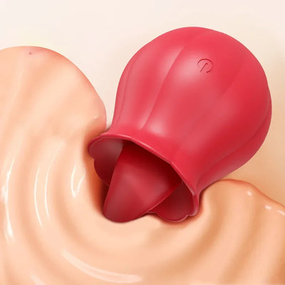 ที่มีประสิทธิภาพลิ้นเลียVibratorผู้หญิงClitoris Stimulator MassagerหญิงOralหัวนมClit Vibrating Roseเพศของเล่นสําหรับผู้ใหญ่