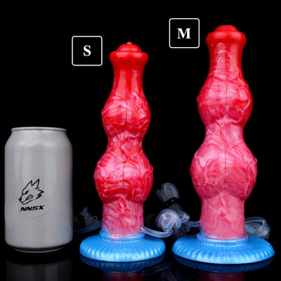 SMMQ Inflatable Dog Knot Anal Plug With Squirting Function Dildo Female Masturbation Ejaculation Penis Fantasy Sex Toys For 18+