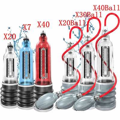 เครื่องปั๊มสุญญากาศขยายอวัยวะเพศชาย X30 X40เครื่องขยายอวัยวะเพศชายเครื่องขยายอวัยวะเพศชายสำหรับผู้ชายเซ็กซ์ทอยการขยายตัวของอวัยวะเพศชายสำหรับเกย์