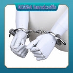 1 Pair Stainless Steel Female Male Handcuff Metal Ankle Cuffs Wrist Cuff for Couple Bdsm Bondage Restraints Adult Game Sex Toys