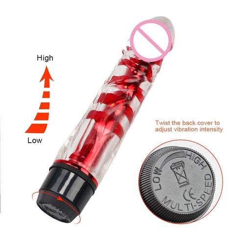 1 Pcs Multi-Velocidade Dildo Vibrador ¨¤ Prova D' ¨¢gua Cilt Vibradores P¨ºnis Vibrador Vibrador Adulto Brinquedos Do Sexo Para Mulher vibrador para anal
