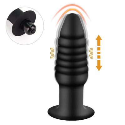 10 Frequency Vibration Anal Plug Safety Silicone Butt Plug Female Masturbation Tool Prostate Massager Erotic Sex Toys for Couple