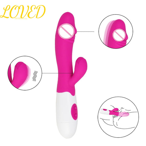 10 Speed G Spot Female Vibrator Powerful Dildo Vibrator for Women Clitoris Stimulation Massage Masturbators 18 Adult Sex Toys