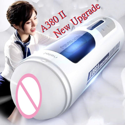 2022 Leten High Speed Piston Telescopic Male Masturbator Real Pussy Voice Interaction Sex Machine Erotic Sex Shop for Men