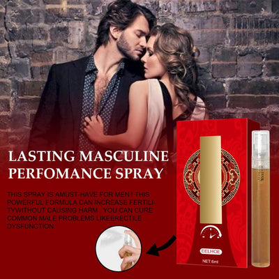 6ML Delay Spray Improve Fertility Safe Plant Extracts Lasting Masculine Performance Spray for External Use
