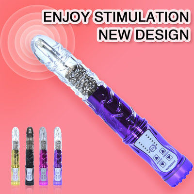 7 Frequency Vibration Female Masturbation Device Vibration Swing Frequency Conversion Black Overlord AV Turn Bead Bar
