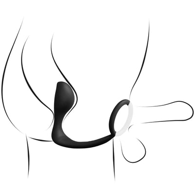 Adult Dildo Anal Butt Plug Ring Sleeve Strapon Delayed Ejaculation Chastity Device Sperm Erection Sex Toys for Men Bondage Gear