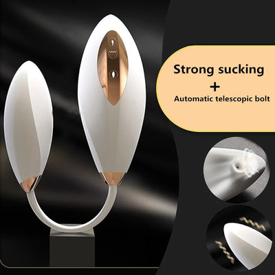 Automatic Telescopic Sucking Vibrator Real Thrust Vagina Clitoris Stimulation Female Masturbation Sex Toys for Womem Sex Shop
