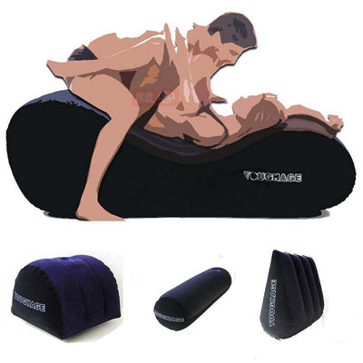 Flocking Inflatable Sex Aid Pillow Adult BDSM Chair for Women Love Position Cushione Furniture Erotic Sofa Adult Games Sex Toys