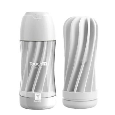 Galaku Touch In Masturbator Blowjob Simulation Sucking Cup Soft Realistic Vagina Male Masturbator Erotic Adult Sex Toys for Men