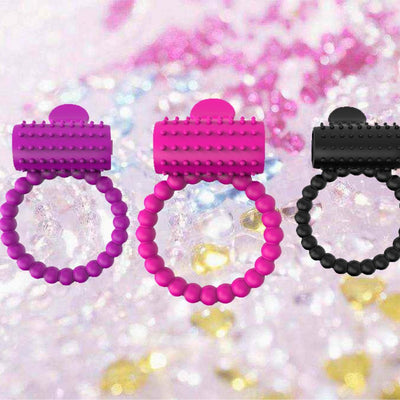 Penis Delay Ring Cock Ring Delay Ejaculation Vibratable Sex Pleasure Silicone Dildo Ring Sex Toy for Male Masturbators