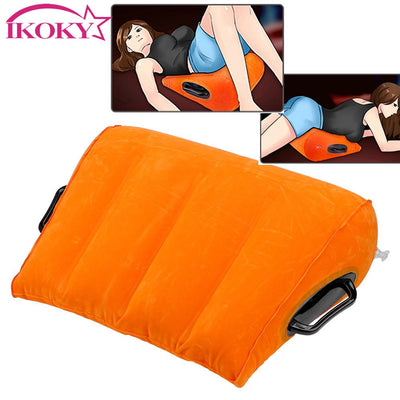IKOKY Inflatable Sex Pillow Adult Furniture Magic Sexual Cushion Love Position Sofa Erotic Sex Toys for Couples Games