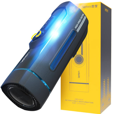 LETEN Piston USB Charged 0-380/minute Super Fast Retractable Fully Automatic Masturbator,Male Masturbation Machine,Sex Products