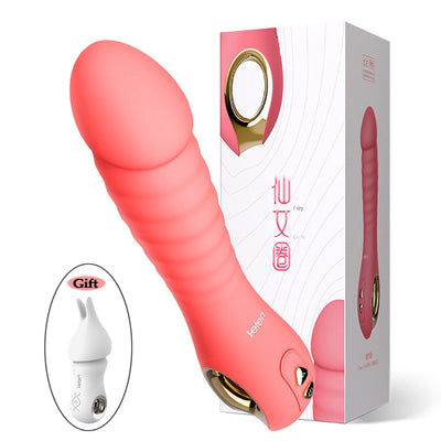 Leten 2 Pcs/set Portable Vibrator Kit Include Fairy Wand Electromagnetic Pulse Thrusting and Powerful Lovely Bullet Vibrator