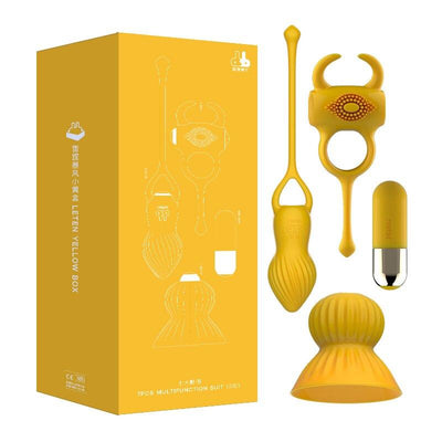 Leten 7 Styles Clitoris Nipple G Spot Vagina Anal Dildo Stimulator Penis Vibrating Ring SM Vibrator Sex Toys For Women Couples