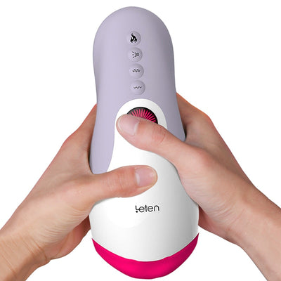 Leten  Waterproof Heatable Oral Sex Male Masturbator Cup AV Star Takizawa Rola Sex Moaning 10 Mode Vibration Sex Toys for Men