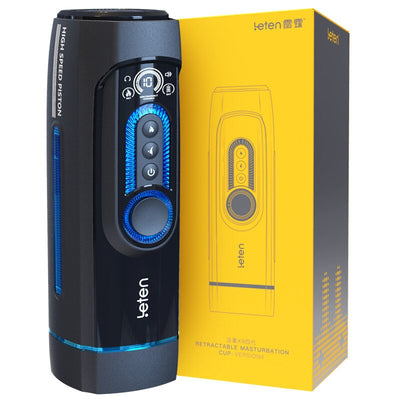 Leten X9-4 Piston High Speed Automatic Telescopic Male Masturbator Moaning Heating Blowjob Masturbation Machine Sex Toys for Men