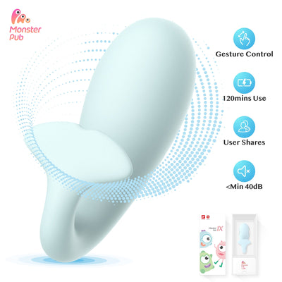 Monster Pub 1X Bluetooth Remote Vibrators Rechargeable Clitoral &amp; G-Spot Sex Toys for Adults 18 Women Masturbator Product
