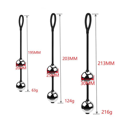 New Erotic Weighted Vaginal Balls Chinese Geisha Kegel Exerciser Metal Ben Wa Balls Anal Beads Adult Sex Toys for Woman Sex Shop