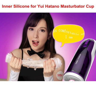 Original LETEN Yui Hatano Male Masturbator Cup Inner Silicon Parts Telescopic Piston Interior Supply Replacement Accessory