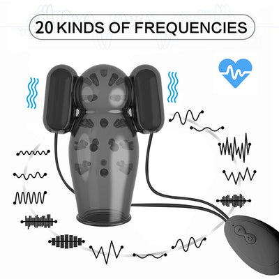 Penis Vibrator Penis Massager Trainer Glans Vibrator Men Sex Toys Enhancement Delay Lasting Erection Adult Male Masturbation