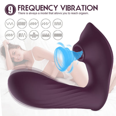 Sex Toys 2 IN 1 Sucking Vibrator for Women 9 Frequency Vibration Waterproof Masturbator Clitoris Stimulator G Spot Vibrator