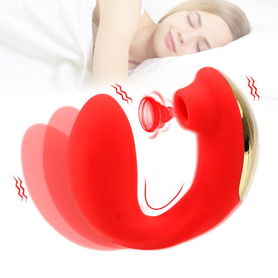 USB Charging Case Nipple Sucker Vagina Sucking Vibrators Sex Toys for Women Free Bend  Clitoris Stimulator